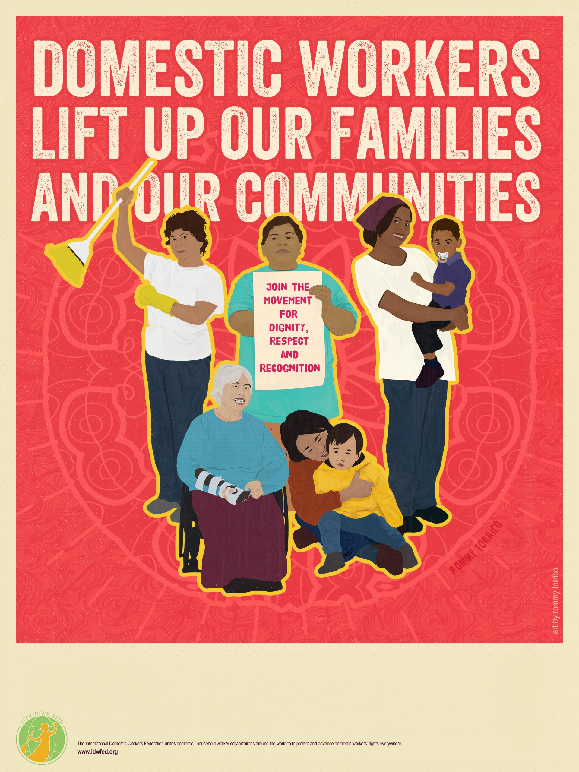 domestic workers international outreach visibility toolkit campaign posters