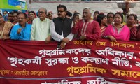 Bangladesh: DWRN organised a Gathering and Rally of domestic workers on May Day