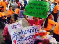 Thailand: Domestic Workers are workers! Decent Work for ALL!