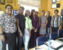 Trinidad & Tobago: NUDE members with National Training Agency representatives