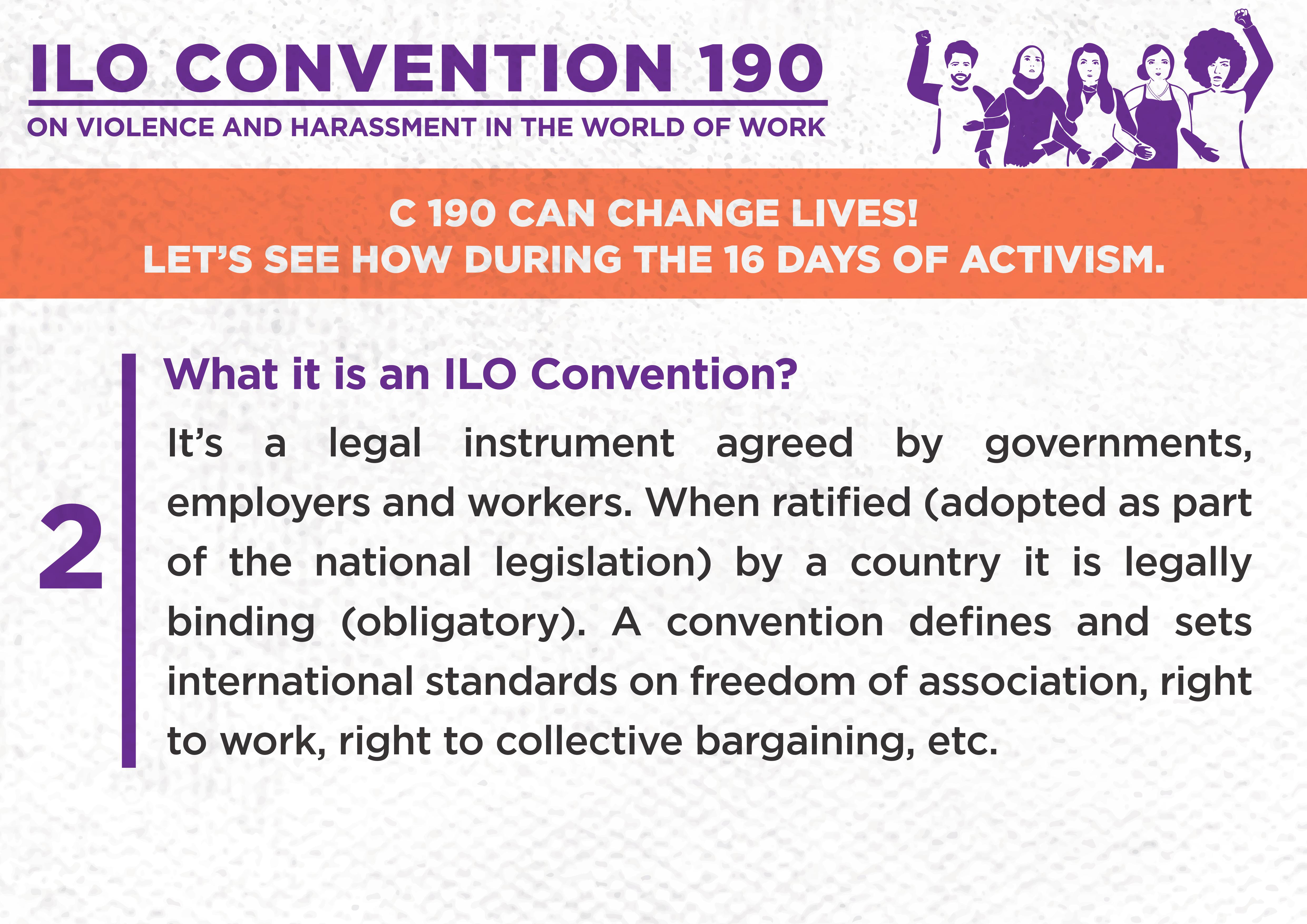 2. What it is an ILO Convention?