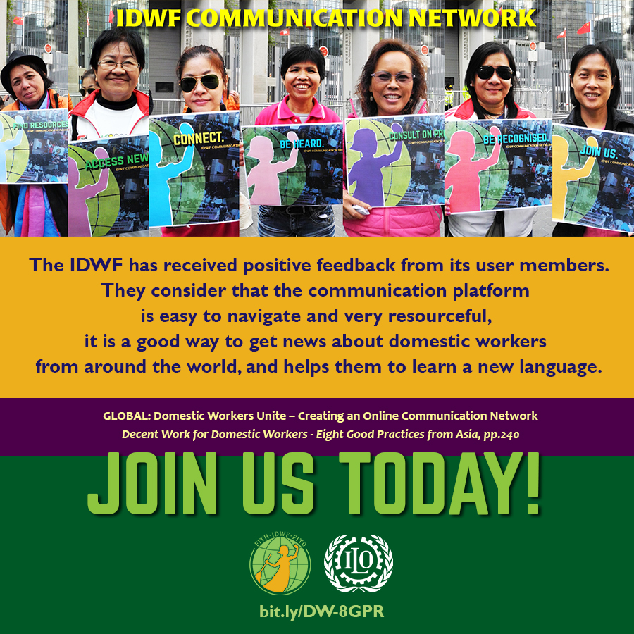 GLOBAL: Domestic Workers Unite – Creating an Online Communication Network