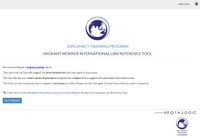 Diplomacy Training Program - Migrant Worker International Law Reference Tool