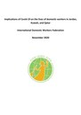 Implications of COVID-19 on the lives of domestic workers in Jordan, Kuwait, and Qatar