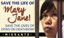 Mary Jane Lives! Migrant Worker Action Helps Save the Life of Filipina Mary Jane Veloso! 