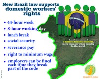 Brazil: New law supports domestic workers' rights