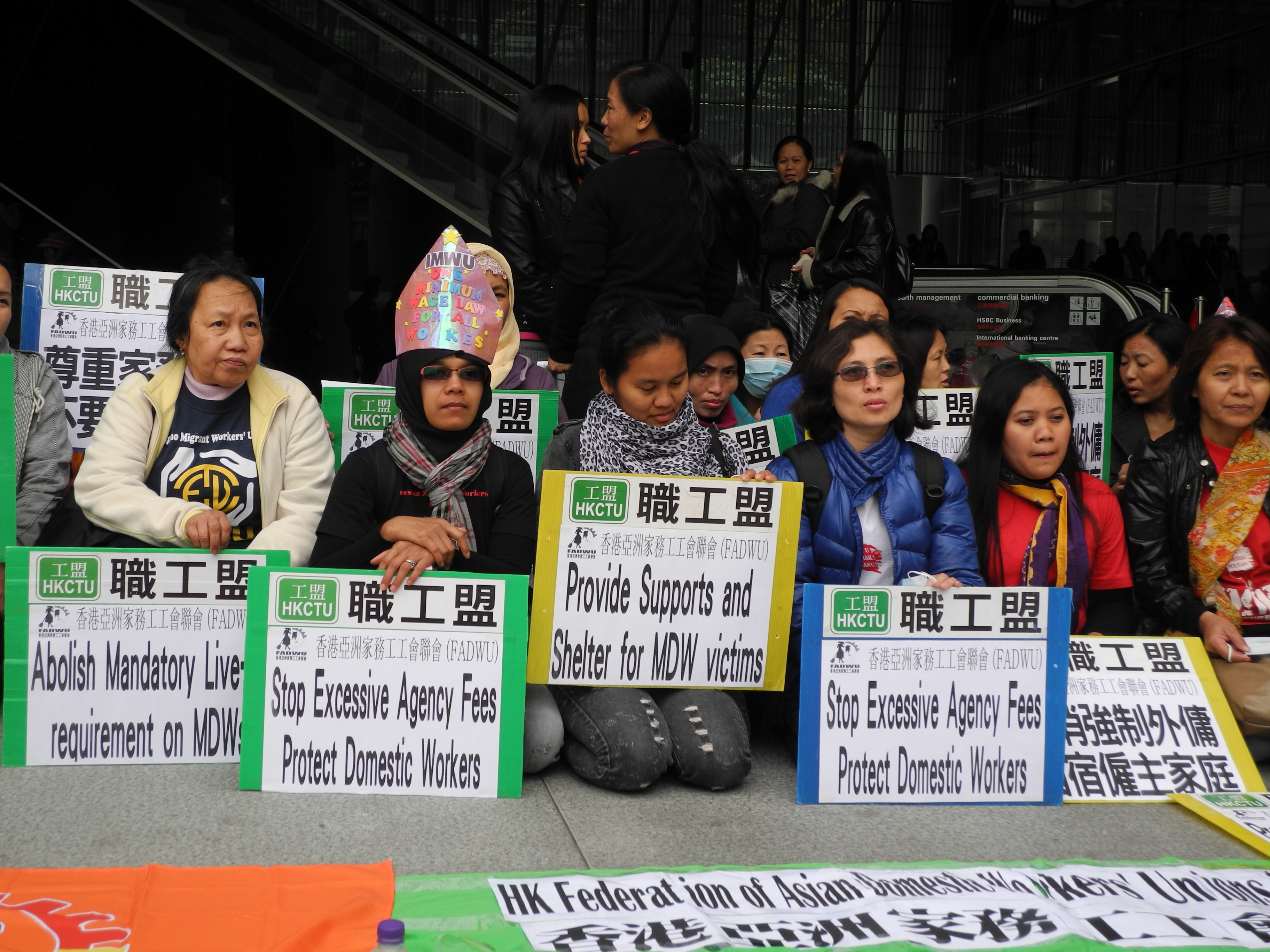 Hong Kong Domestic Workers Living With Their Employers