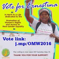 Peru: Vote for Ernestina Ochoa - In Merit to a Life Dedicated to the Promotion of Women's Rights and access to Real Gender Equality