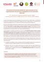 Documento de posición global de representantes de las organizaciones de personas trabajadoras de la economía informal