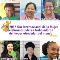 Global: Este Día Internacional de la Mujer celebramos líderes trabajadoras del hogar alrededor del mundo