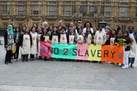 Reino Unido: Los trabajadores domésticos manifestación contra la esclavitud moderna