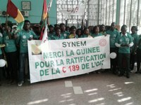 Guinée: Adoption de la convention 189 de l’OIT : « nous promettons de poursuivre la lutte… », promet Mme Asmaou Bah