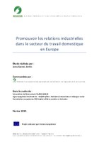 Promouvoir les relations industrielles dans le secteur du travail domestique en Europe