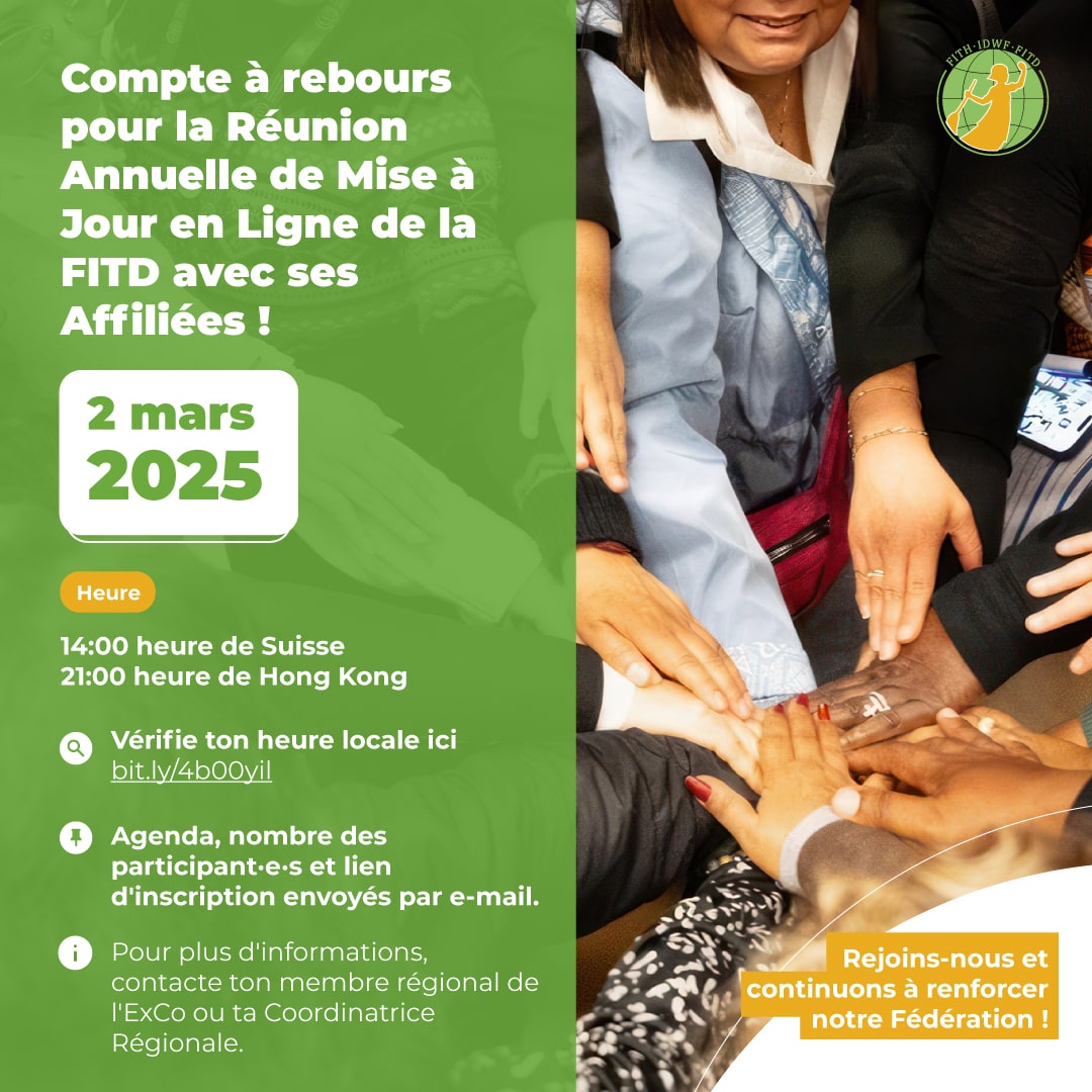 Réunion de mise à jour annuelle avec les affiliés
